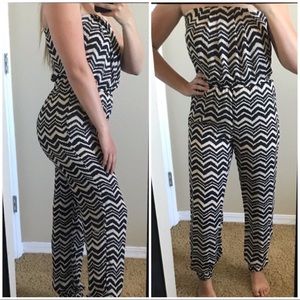 Papaya Strapless jumpsuit size small